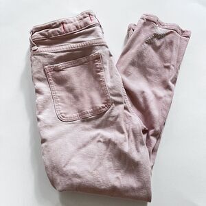 Anthropologie Pilcro Jeans Women’s Pink Wash Dyed High Rise Slim - 10/30
